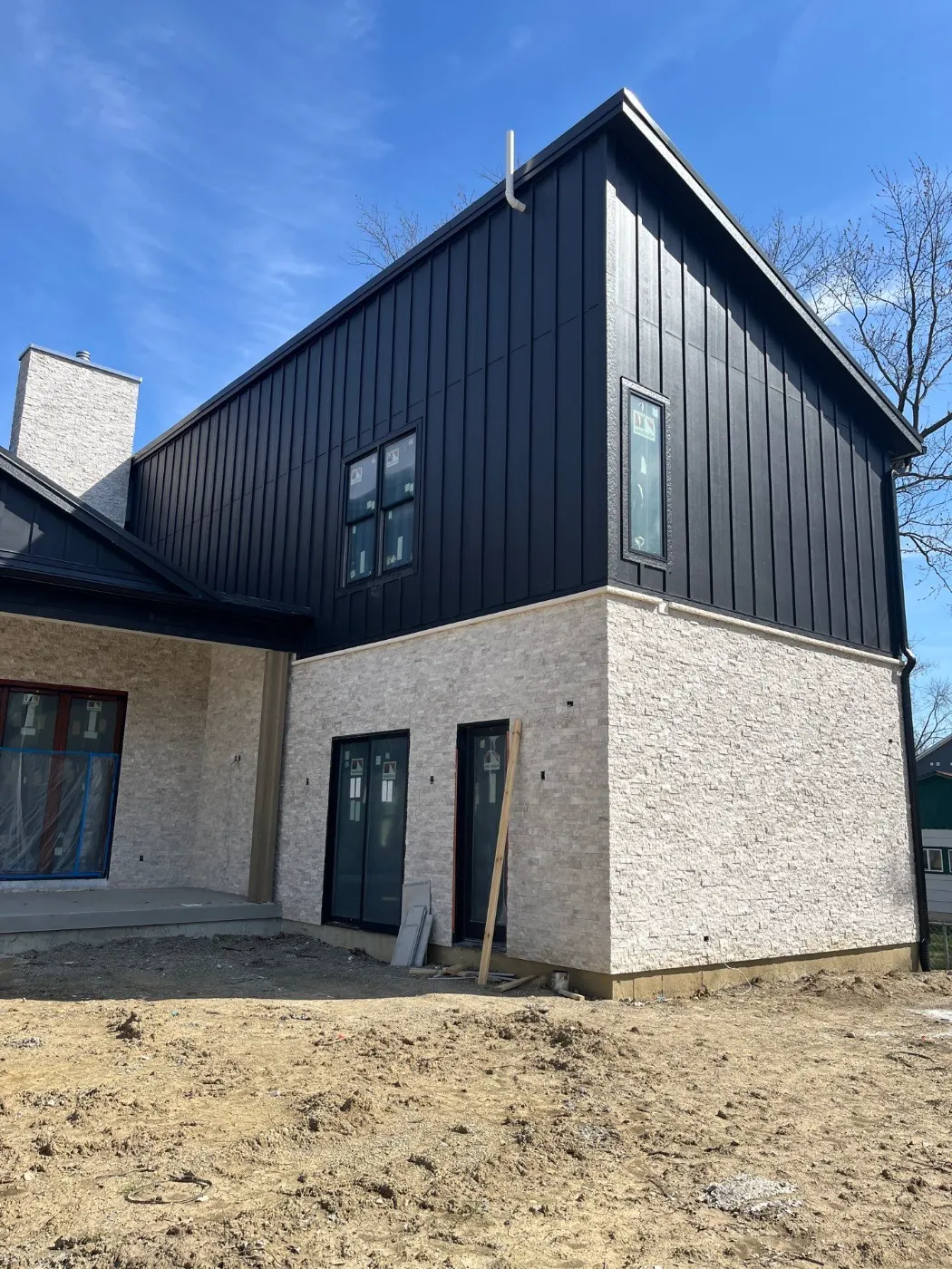 Trim and flashing detail on a Royal Run siding job